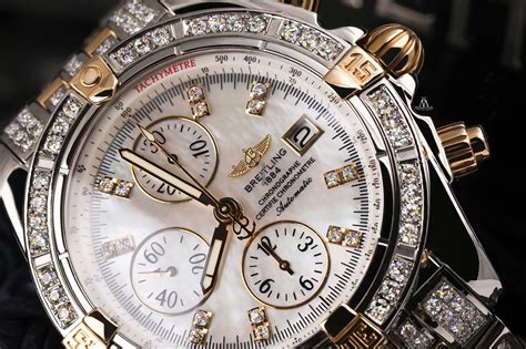 custom diamond bezel for breitling|breitling diamond bezel 55.